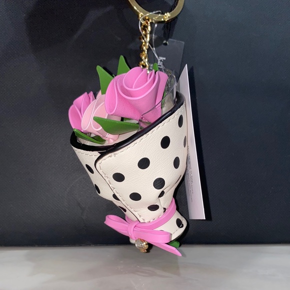 Kate Spade Flora Flower Bouquet Bag Charm - Picture 9 of 9